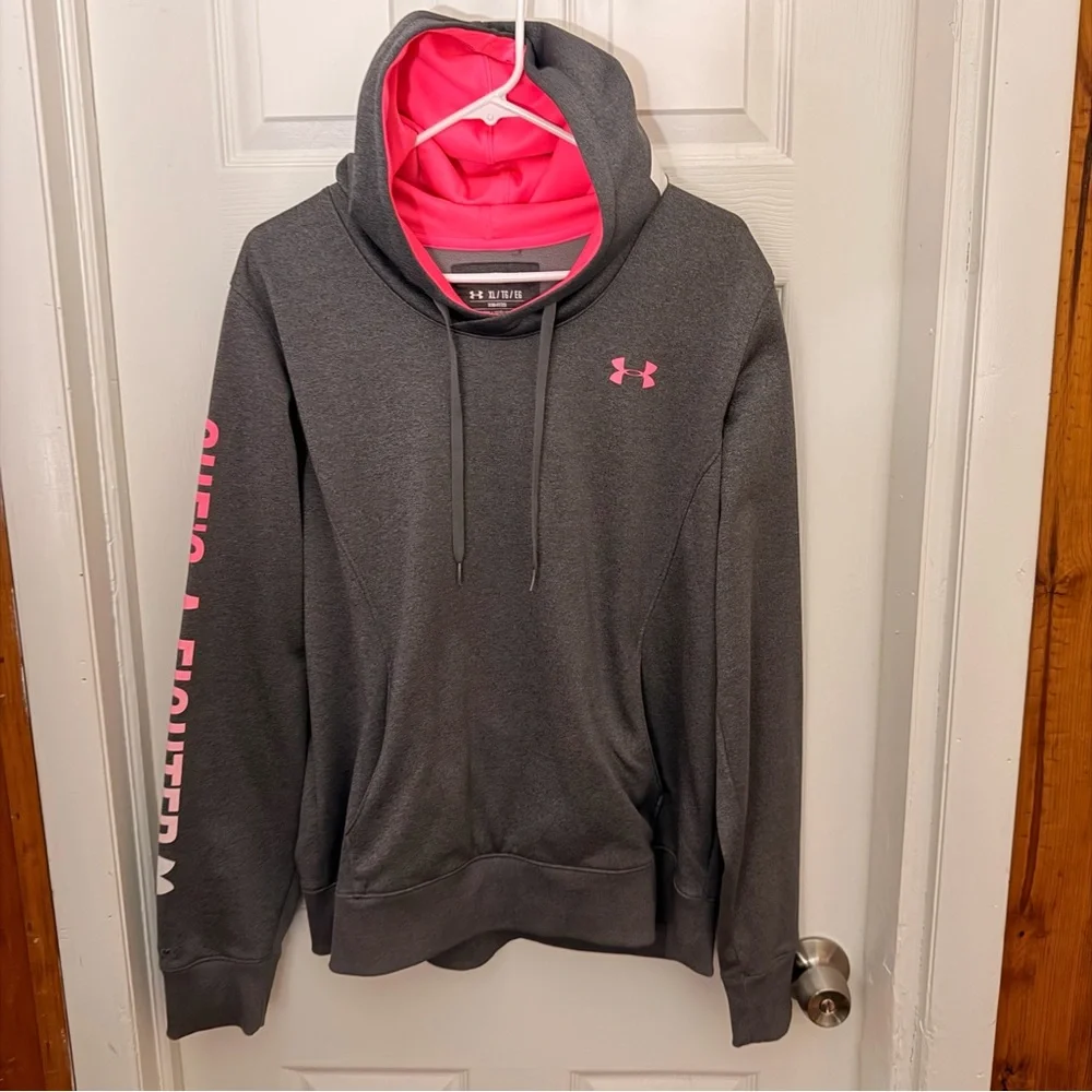 Under Armour “She’s A Fighter” Pullover Hoodie Sweatshirt - Picture 2 of 6